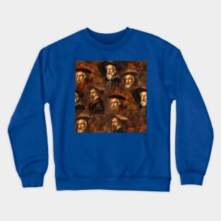 Rembrandt Paintings Mashup Crewneck Sweatshirt